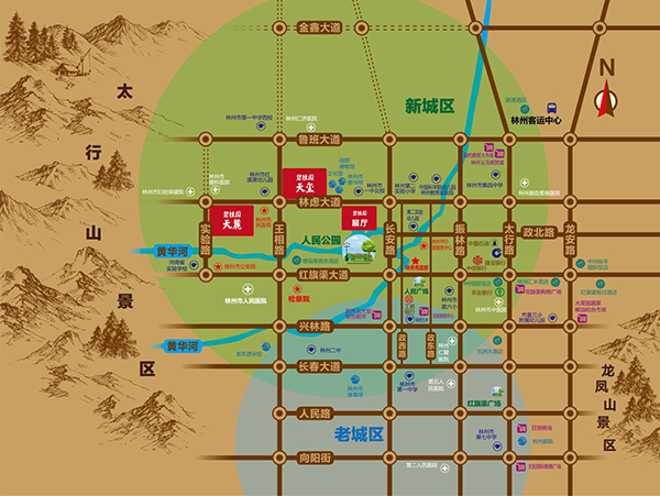 河南林州新城区规划图,林州市2030发展规划,新建林州南站